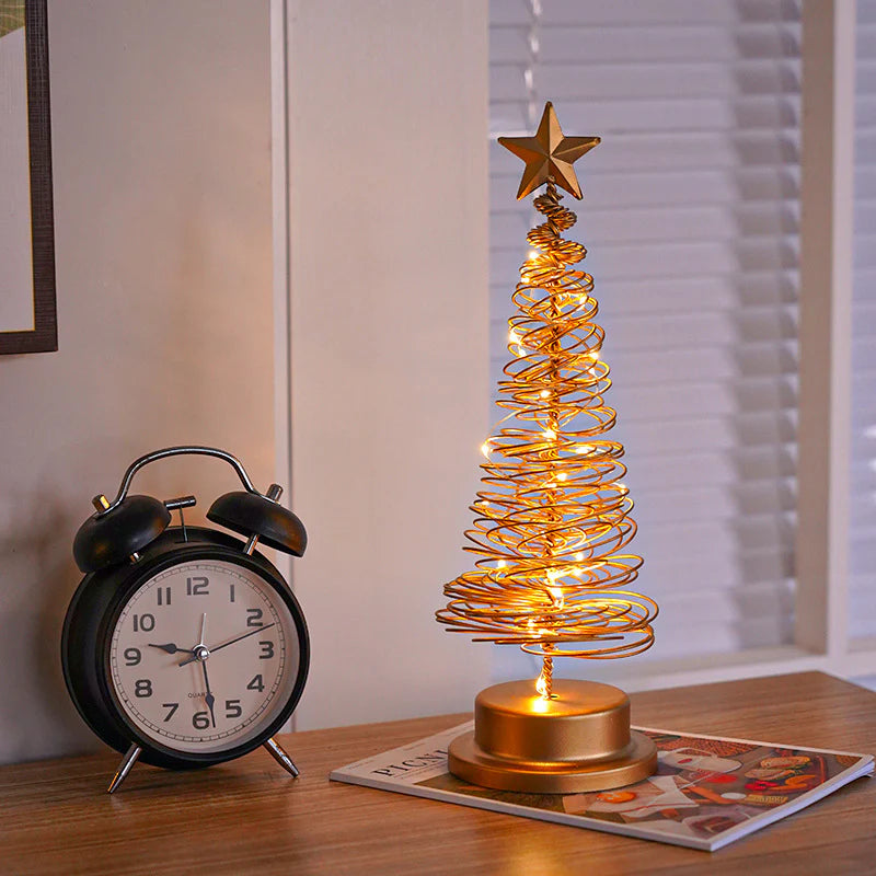 LED Spiral Christmas Tree Lamp