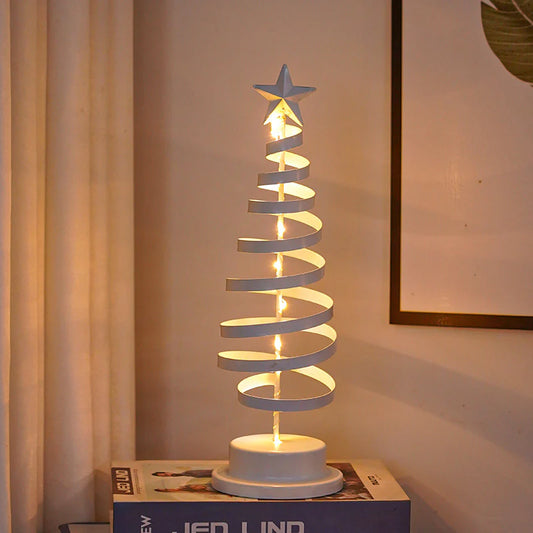 LED Spiral Christmas Tree Lamp