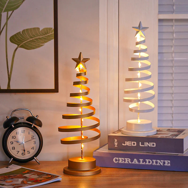 LED Spiral Christmas Tree Lamp