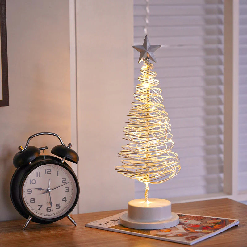 LED Spiral Christmas Tree Lamp